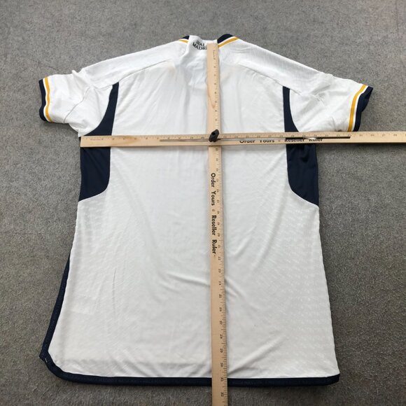 Adidas Soccer Jersey Mens Large White Golf Fly Emirates - Picture 8 of 10